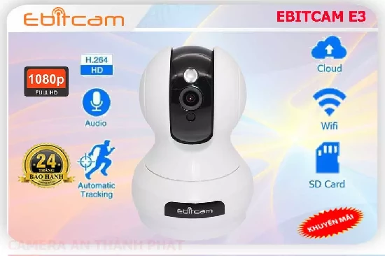 Lắp đặt camera tân phú Ebitcame3 Camera Wifi Ebitcam