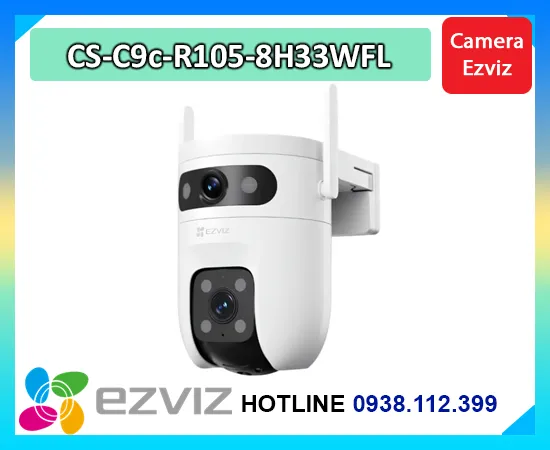 Camera EZVIZ CS-C9c-R105-8H33WFL, Camera WiFi EZVIZ C9c hai ống kính, Camera EZVIZ C9c độ phân giải kép 3MP+3MP, Camera EZVIZ C9c quay quét ngoài trời, Camera EZVIZ C9c phát hiện người bằng AI, Camera EZVIZ C9c theo dõi chuyển động thông minh, Camera EZVIZ C9c quan sát ban đêm có màu, Giá camera EZVIZ CS-C9c-R105-8H33WFL, Lắp đặt camera EZVIZ C9c tại TP.HCM