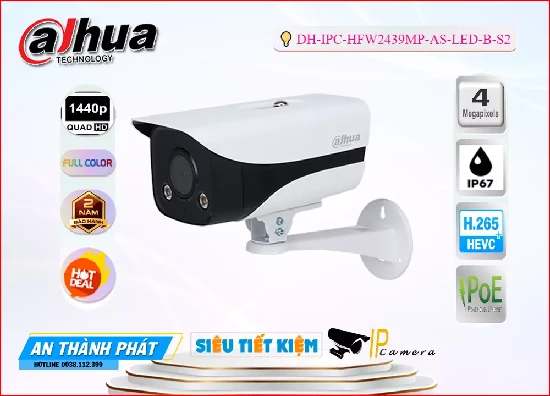 Lắp đặt camera tân phú DH-IPC-HFW2439MP-AS-LED-B-S2 Camera Giá rẻ Dahua ✓