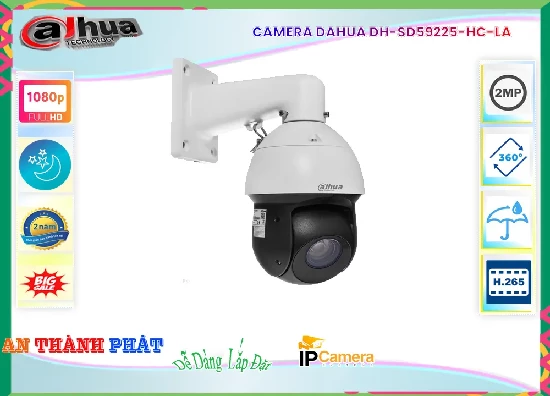 Lắp đặt camera tân phú Camera Dahua DH-SD59225-HC-LA Speedom