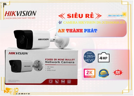 Lắp đặt camera tân phú ✨ Camera  Hikvision Chất Lượng DS-2CD1043G0-IUF