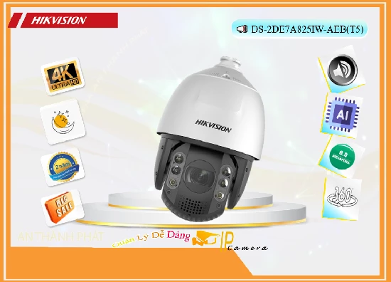 Lắp đặt camera tân phú DS-2DE7A825IW-AEB(T5) Camera Thiết kế Đẹp Hikvision ✅