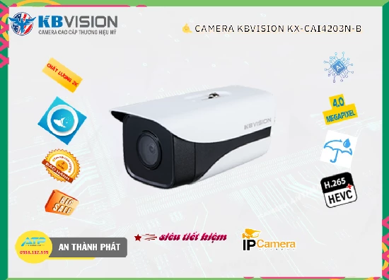 Lắp đặt camera tân phú Camera KBvision KX-CAi4203N-B