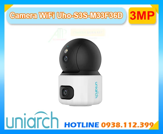 Lắp đặt camera Camera WiFi UNV-Uho-S3S-M33F36D 3MP