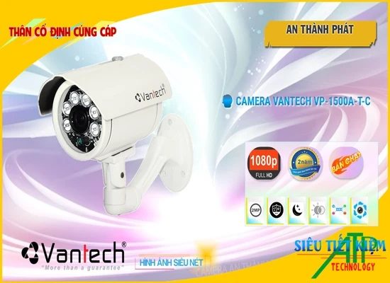 Lắp đặt camera tân phú VP-1500A|T|C Camera VanTech Mẫu Đẹp
