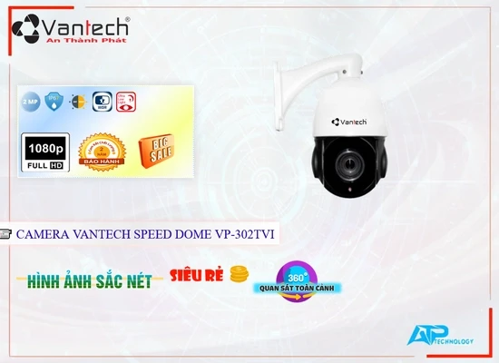 Lắp đặt camera tân phú VanTech VP-302TVI Sắc Nét