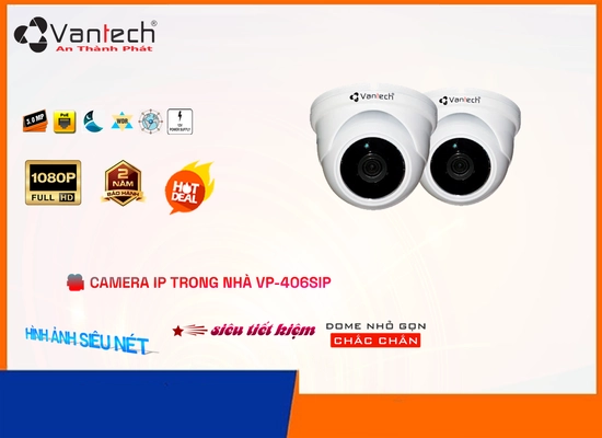 Lắp đặt camera tân phú Camera Giá Rẻ VanTech VP-406SIP Ip Sắc Nét Công Nghệ Mới