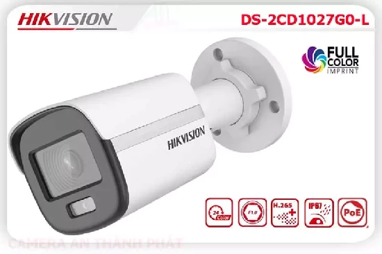 Lắp đặt camera tân phú Camera An Ninh  Hikvision DS-2CD1027G0-L Thiết kế Đẹp ✅