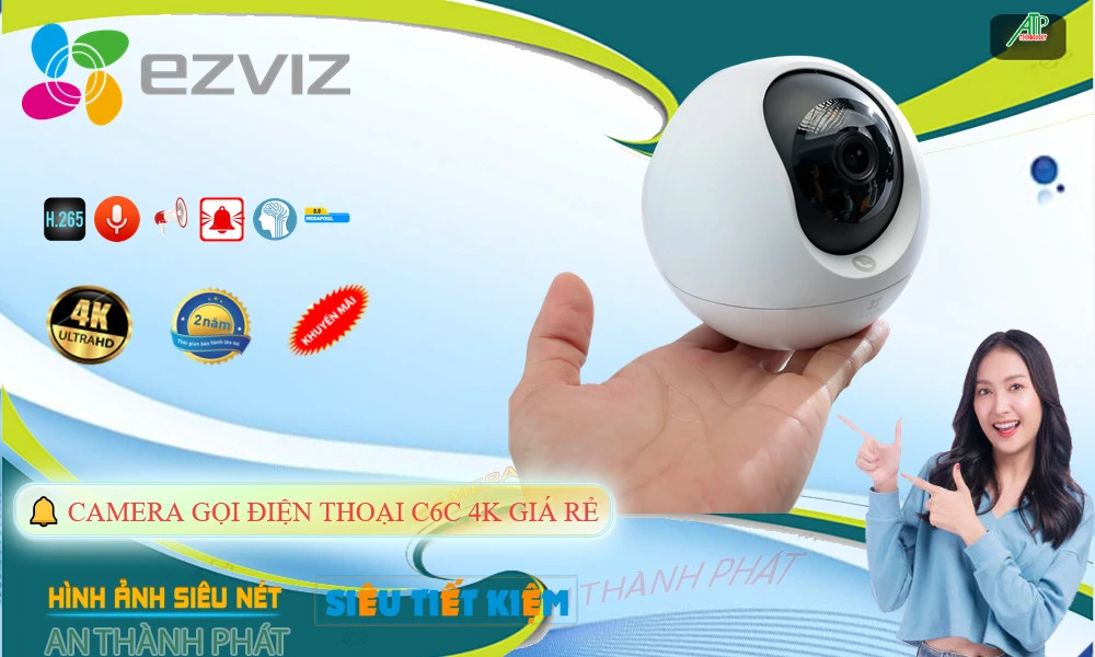 Camera Wifi C6C 4K Công Nghệ Mới ✲ Camera Wifi C6C 4K Công Nghệ Mới ✲