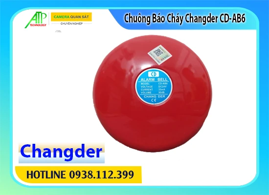 ChangDer CD-AB6,Chuông Báo Cháy CD-AB6,Chuông ChangDer CD-AB6,CD-AB6,Chuông Báo ChangDer CD-AB6