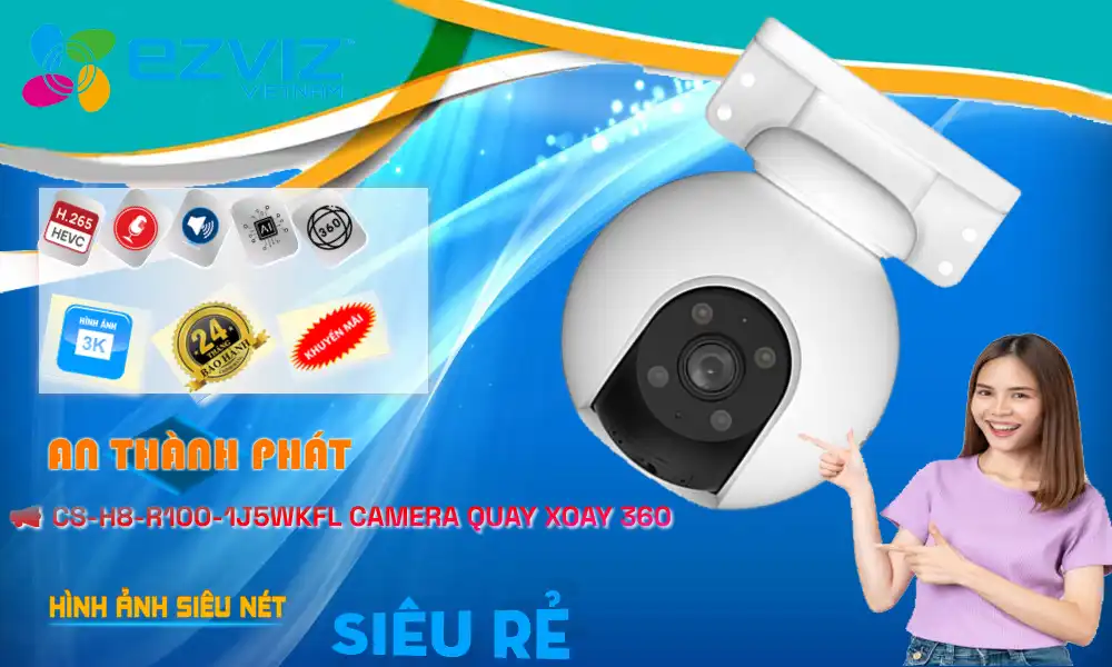 Wifi Ezviz CS-H8-R100-1J5WKFL Wifi Ezviz CS-H8-R100-1J5WKFL