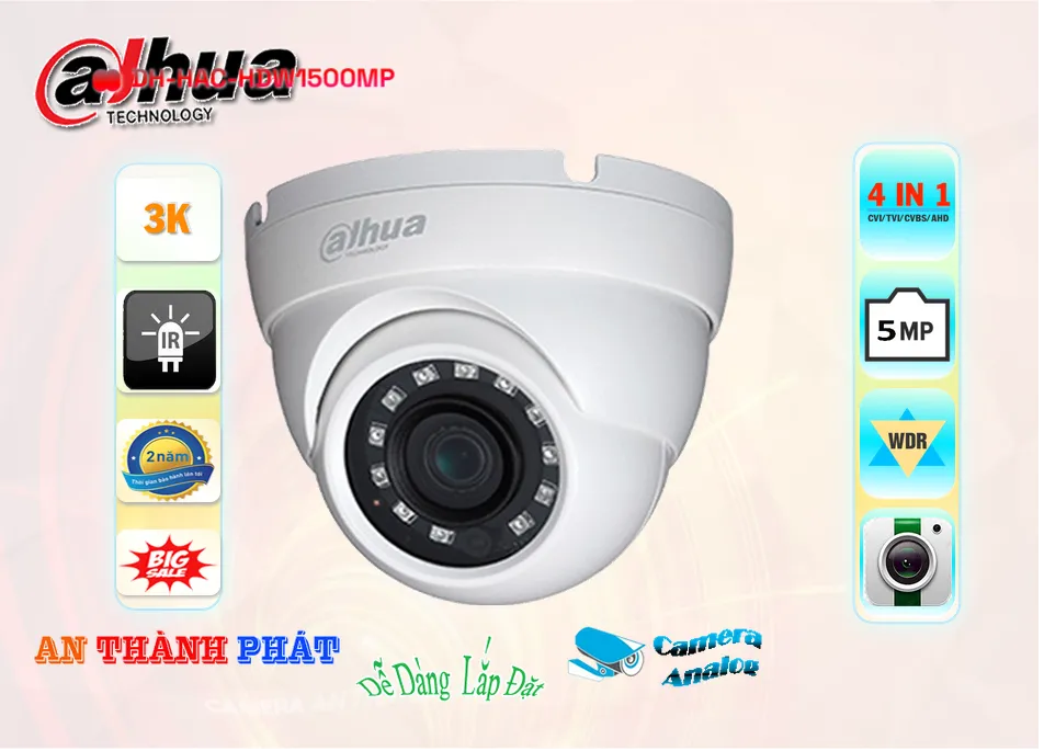Camera Dahua DH-HAC-HDW1500MP Camera Dahua DH-HAC-HDW1500MP