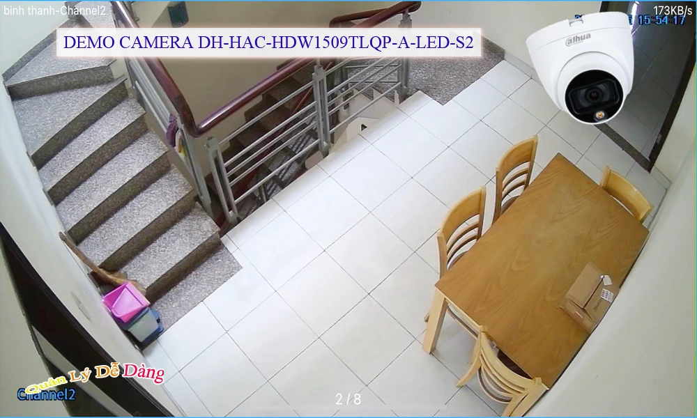 Camera DH-HAC-HDW1509TLQP-LED-S2 Dahua ❂
