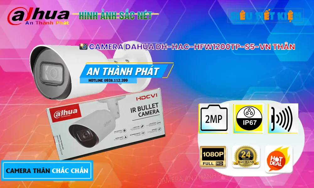 Dahua DH-HAC-HFW1200TP-S5-VN Hình Ảnh Đẹp