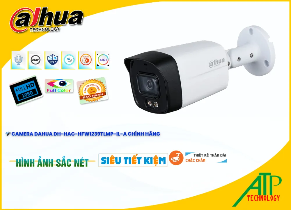 ✔️ Camera DH-HAC-HFW1239TLMP-IL-A Giá rẻ ✔️ Camera DH-HAC-HFW1239TLMP-IL-A Giá rẻ