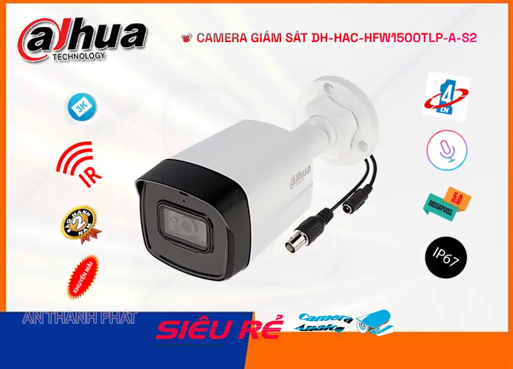 DH-HAC-HFW1500TLP-A-S2 Dahua Thiết kế Đẹp DH-HAC-HFW1500TLP-A-S2 Dahua Thiết kế Đẹp