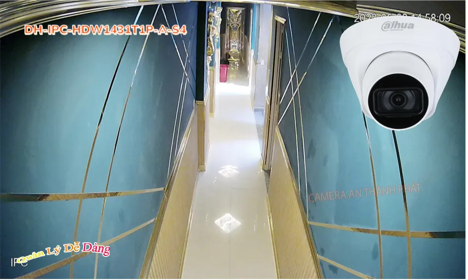 Camera Dahua DH-IPC-HDW1431T1P-A-S4 Camera Dahua DH-IPC-HDW1431T1P-A-S4