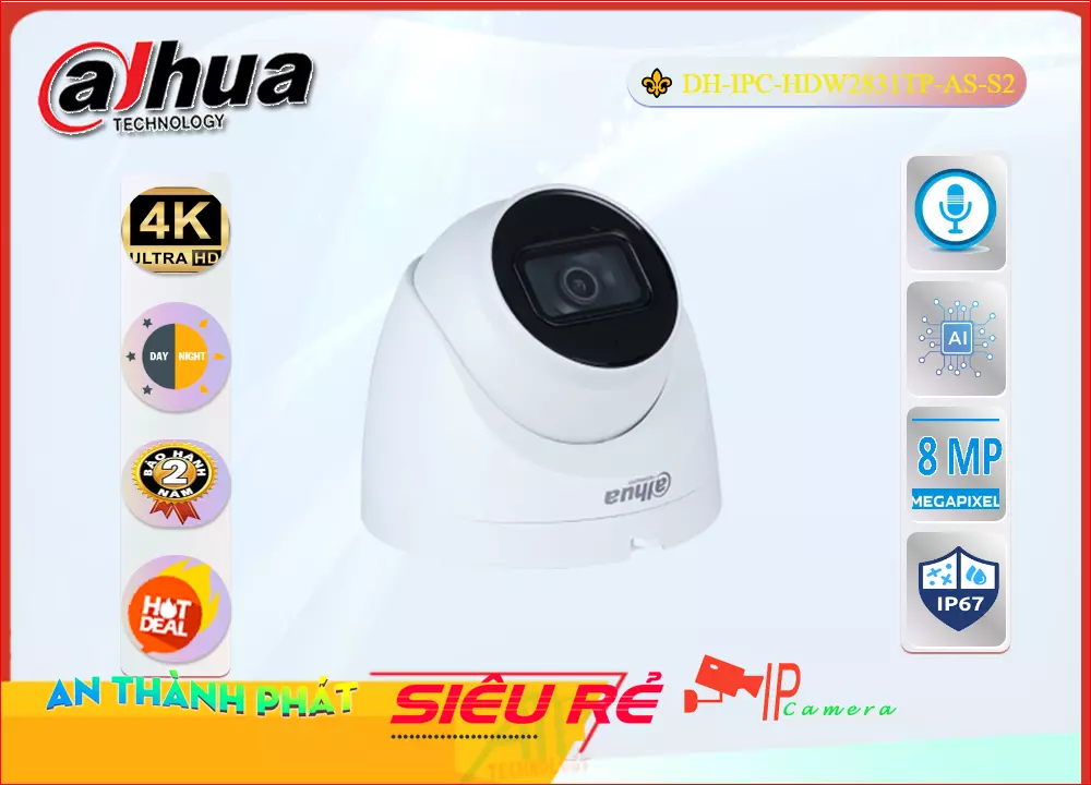 Camera IP Dahua DH-IPC-HDW2831TP-AS-S2,DH-IPC-HDW2831TP-AS-S2 Đang giảm giá,DH-IPC-HDW2831TP-AS-S2 giá hấp dẫn,Thông số DH-IPC-HDW2831TP-AS-S2 Công Nghệ POE ,Bán rẻ DH-IPC-HDW2831TP-AS-S2,Giá DH-IPC-HDW2831TP-AS-S2 8.0 MP Siêu sắc nét Ultra 4k với 8MP ,phân phối ,DH-IPC-HDW2831TP-AS-S2 Bán Sỉ,Giá Bán DH-IPC-HDW2831TP-AS-S2,Nơi Lắp DH-IPC-HDW2831TP-AS-S2,thông số DH-IPC-HDW2831TP-AS-S2,DH-IPC-HDW2831TP-AS-S2 Giá rẻ nhất,DH-IPC-HDW2831TP-AS-S2 Giá chiết khấu