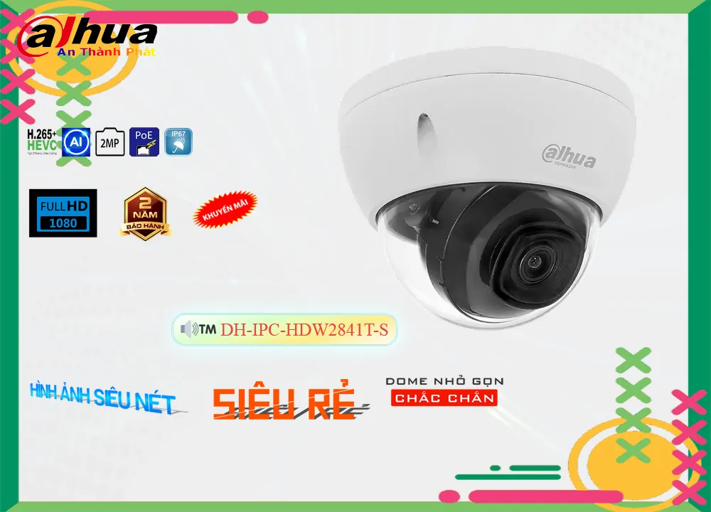 DH-IPC-HDW2841T-S Camera Với giá cạnh tranh Dahua DH-IPC-HDW2841T-S Camera Với giá cạnh tranh Dahua