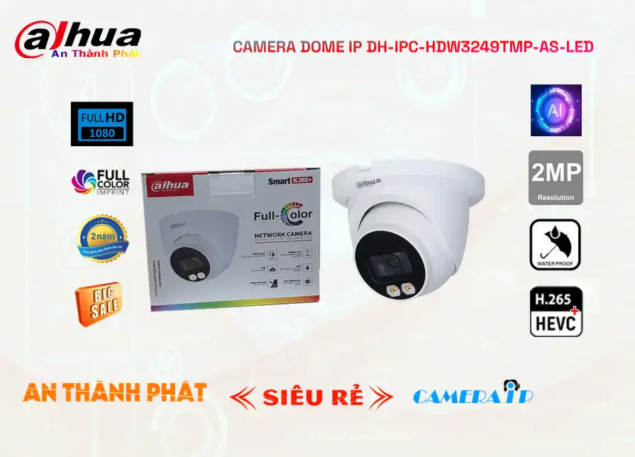 DH-IPC-HDW3249TMP-AS-LED Hãng Dahua Thiết kế Đẹp DH-IPC-HDW3249TMP-AS-LED Hãng Dahua Thiết kế Đẹp
