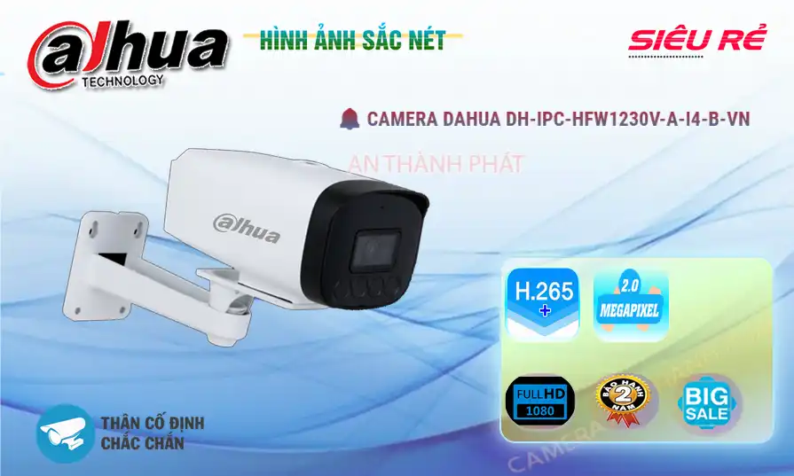 Camera DH-IPC-HFW1230V-A-I4-B-VN Dahua Chất Lượng