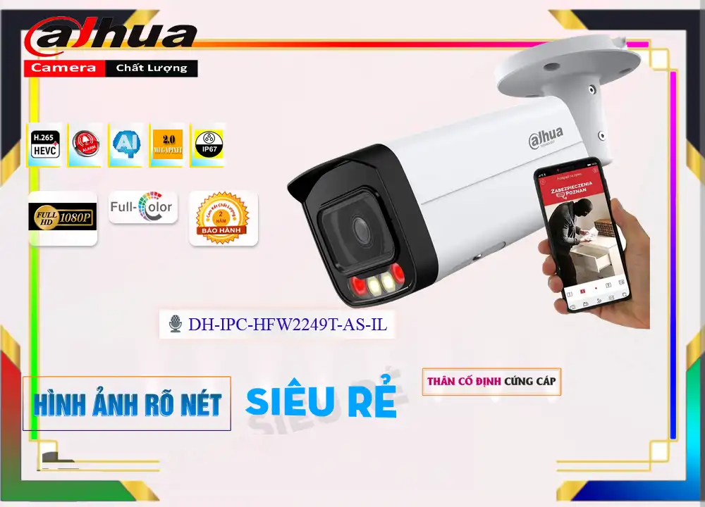 Camera DH-IPC-HFW2249T-AS-IL Dahua Camera DH-IPC-HFW2249T-AS-IL Dahua