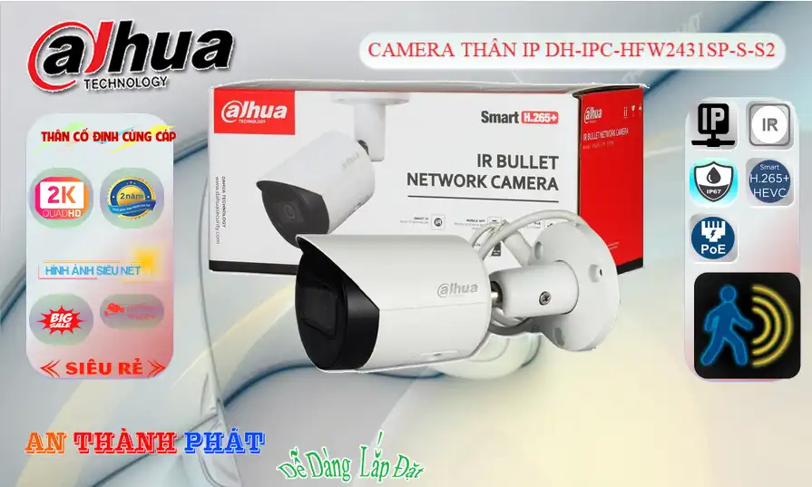 DH-IPC-HFW2431SP-S-S2 Camera Dahua DH-IPC-HFW2431SP-S-S2 Camera Dahua