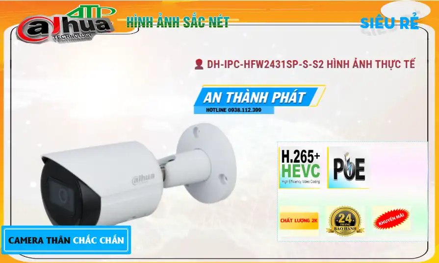 DH-IPC-HFW2431SP-S-S2 Camera Dahua DH-IPC-HFW2431SP-S-S2 Camera Dahua