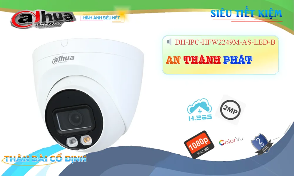 Camera Dahua DH-IPC-HFW2449S-S-LED
