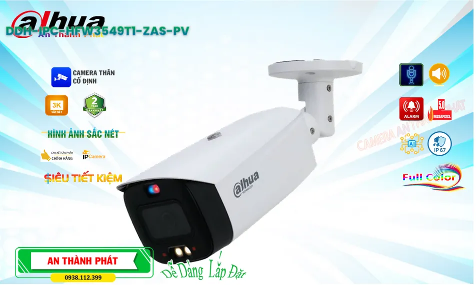 Camera Dahua DH-IPC-HFW3549T1-ZAS-PV Camera Dahua DH-IPC-HFW3549T1-ZAS-PV
