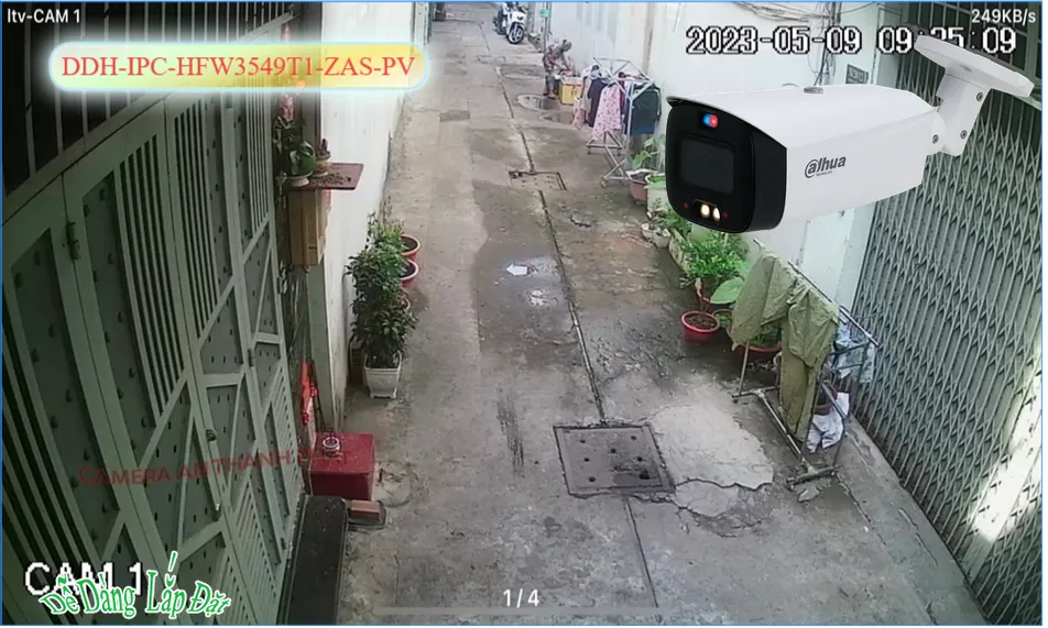 Camera Dahua DH-IPC-HFW3549T1-ZAS-PV Camera Dahua DH-IPC-HFW3549T1-ZAS-PV