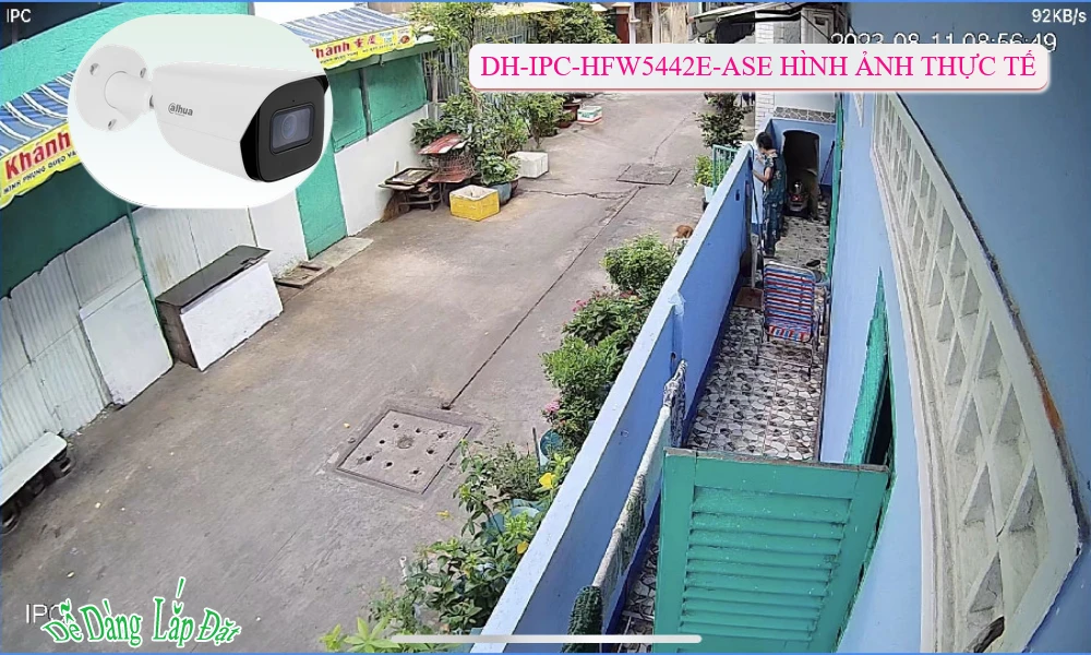 DH-IPC-HFW5442E-ASE Dahua Thiết kế Đẹp