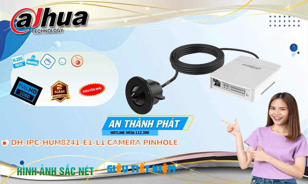 DH-IPC-HUM8241-E1-L1 Camera Giám Sát Giá rẻ DH-IPC-HUM8241-E1-L1 Camera Giám Sát Giá rẻ