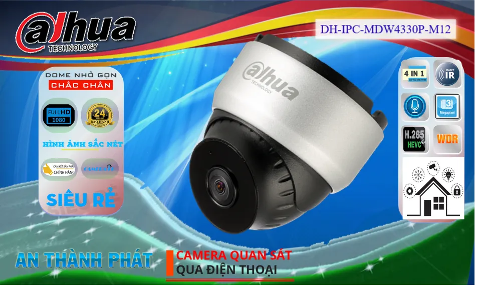 DH-IPC-MDW4330P-M12 Camera Dahua ✪ DH-IPC-MDW4330P-M12 Camera Dahua ✪