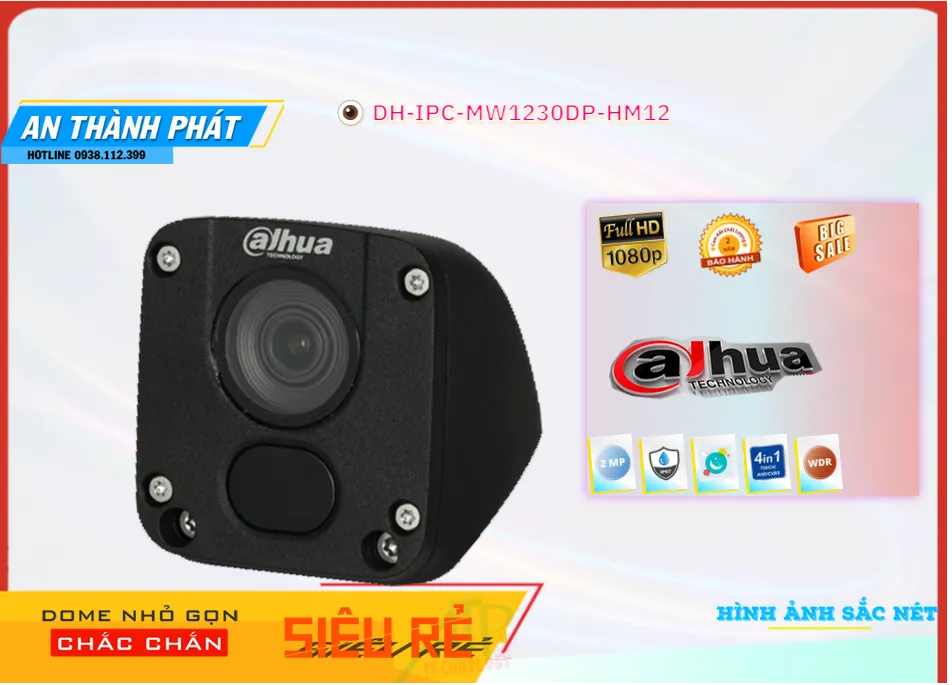 Camera Dahua DH-IPC-MW1230DP-HM12,Giá Phân Phối DH-IPC-MW1230DP-HM12, Camera An Ninh  DH-IPC-MW1230DP-HM12 Giá Khuyến Mãi,Phân phối rẻ DH-IPC-MW1230DP-HM12,DH-IPC-MW1230DP-HM12 Ip sắc nét  Mới nhất,thông số DH-IPC-MW1230DP-HM12 2.0 megapixel FULL HD 1080P,DH-IPC-MW1230DP-HM12 Giá rẻ,tuổi thọ DH-IPC-MW1230DP-HM12,DH-IPC-MW1230DP-HM12 Siêu rẻ,Nhà Phân Phối DH-IPC-MW1230DP-HM12,Điểm bán DH-IPC-MW1230DP-HM12,DH-IPC-MW1230DP-HM12 Tốt nhất,Giá Bán DH-IPC-MW1230DP-HM12,DH-IPC-MW1230DP-HM12 bán chạy nhất,DH-IPC-MW1230DP-HM12 bán rẻ