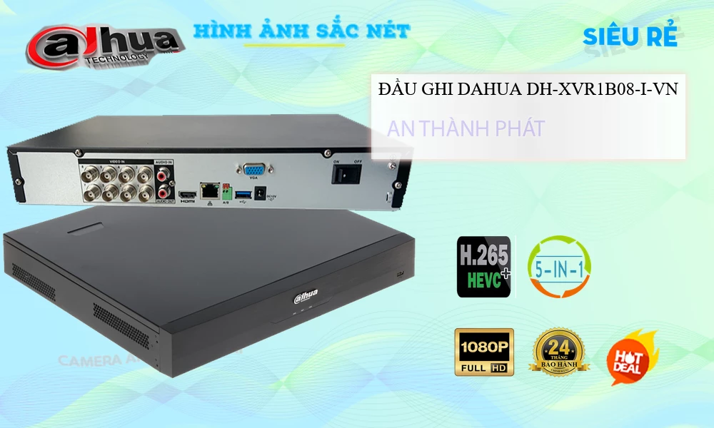 KBvision DH-XVR1B08-I-VN Sắc Nét