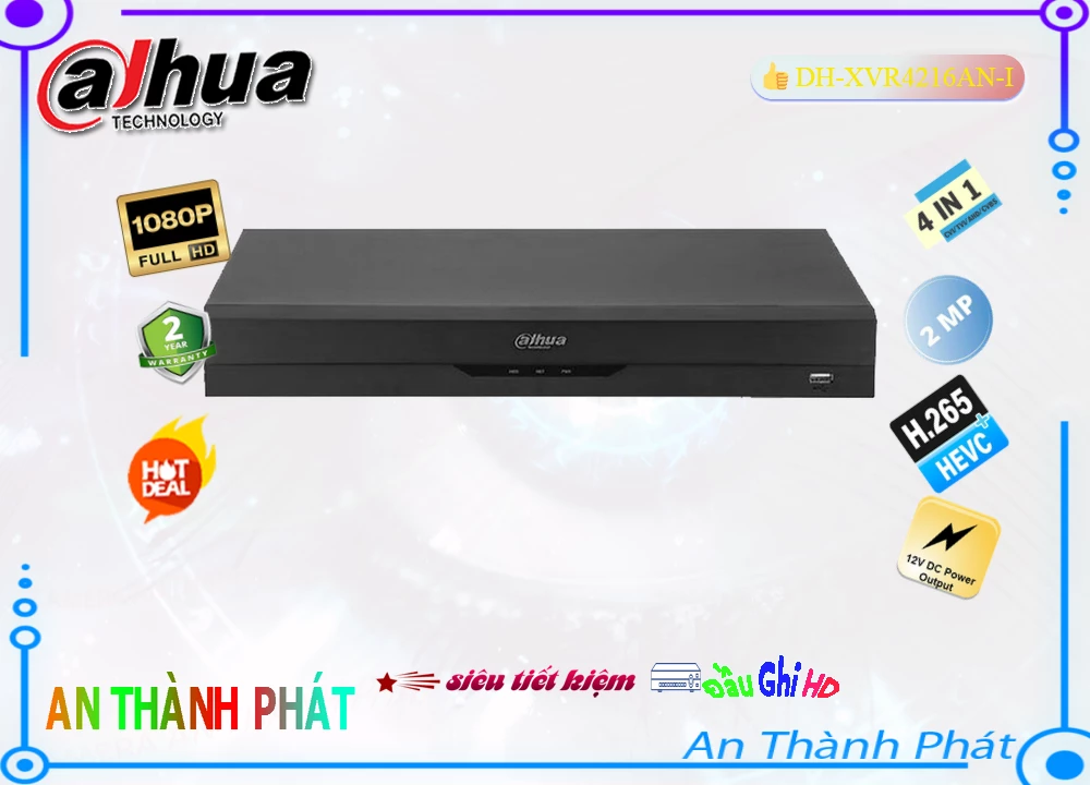 Đầu Ghi Dahua DH-XVR4216AN-I Đầu Ghi Dahua DH-XVR4216AN-I