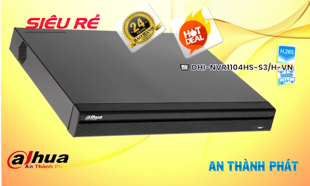 DHI-NVR1104HS-S3/H-VN Đầu ghi Camera Dahua Đang giảm giá DHI-NVR1104HS-S3/H-VN Đầu ghi Camera Dahua Đang giảm giá