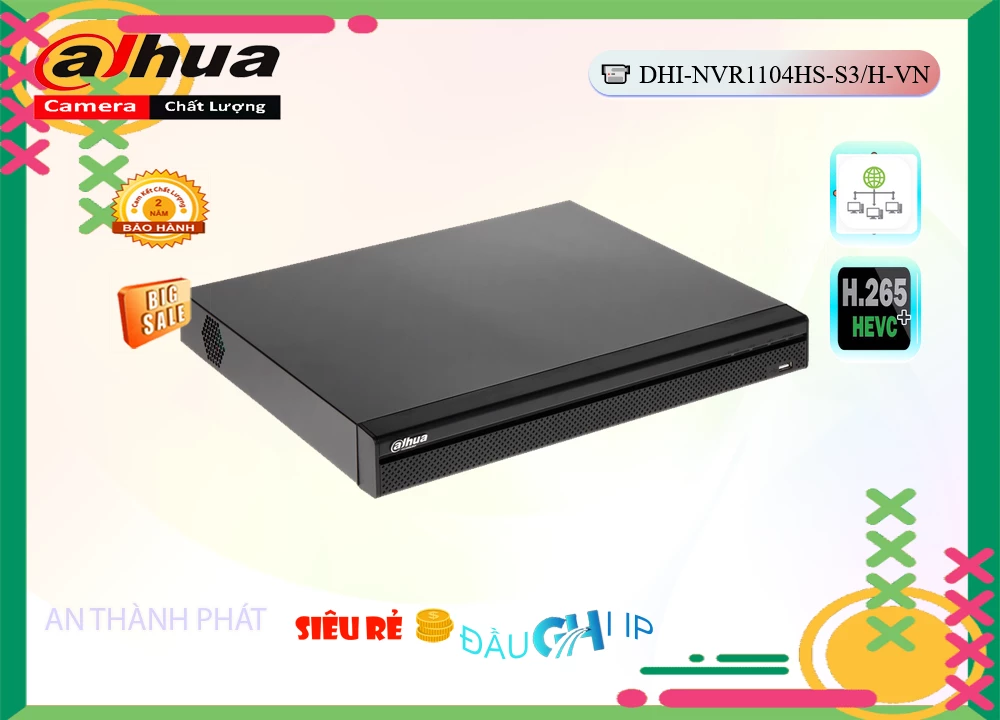 DHI-NVR1104HS-S3/H-VN Đầu ghi Camera Dahua Đang giảm giá DHI-NVR1104HS-S3/H-VN Đầu ghi Camera Dahua Đang giảm giá