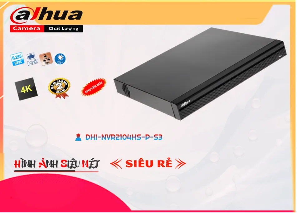 Dahua DHI-NVR2104HS-P-S3 Hình Ảnh Đẹp Dahua DHI-NVR2104HS-P-S3 Hình Ảnh Đẹp