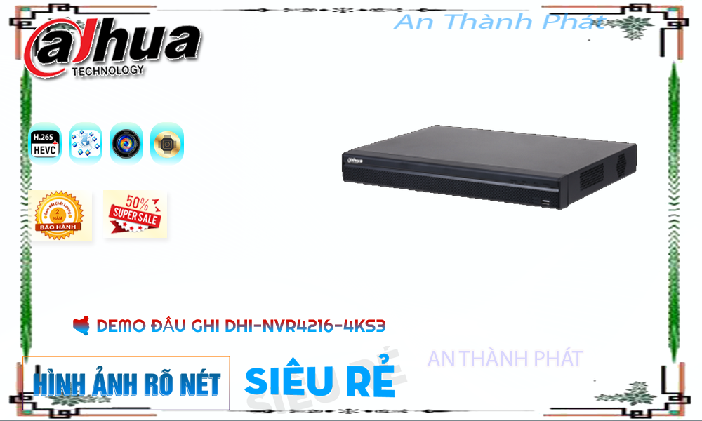 ✪ Đầu Ghi Camera DHI-NVR4216-4KS3 Dahua Thiết kế Đẹp,DHI-NVR4216-4KS3 rẻ nhất, Thiết Bị Camera DHI-NVR4216-4KS3 Giá rẻ nhất,DHI-NVR4216-4KS3 giá mới nhất,DHI-NVR4216-4KS3 giá kỹ thuật,Phân Phối Sỉ DHI-NVR4216-4KS3Chất Lượng Hình sắc nét ,Công ty bán DHI-NVR4216-4KS3,DHI-NVR4216-4KS3 rẻ nhất,DHI-NVR4216-4KS3 Giá rẻ nhất