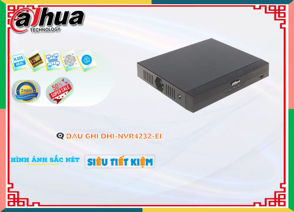 DHI-NVR4232-EI Đầu ghi Camera Dahua Giá rẻ DHI-NVR4232-EI Đầu ghi Camera Dahua Giá rẻ