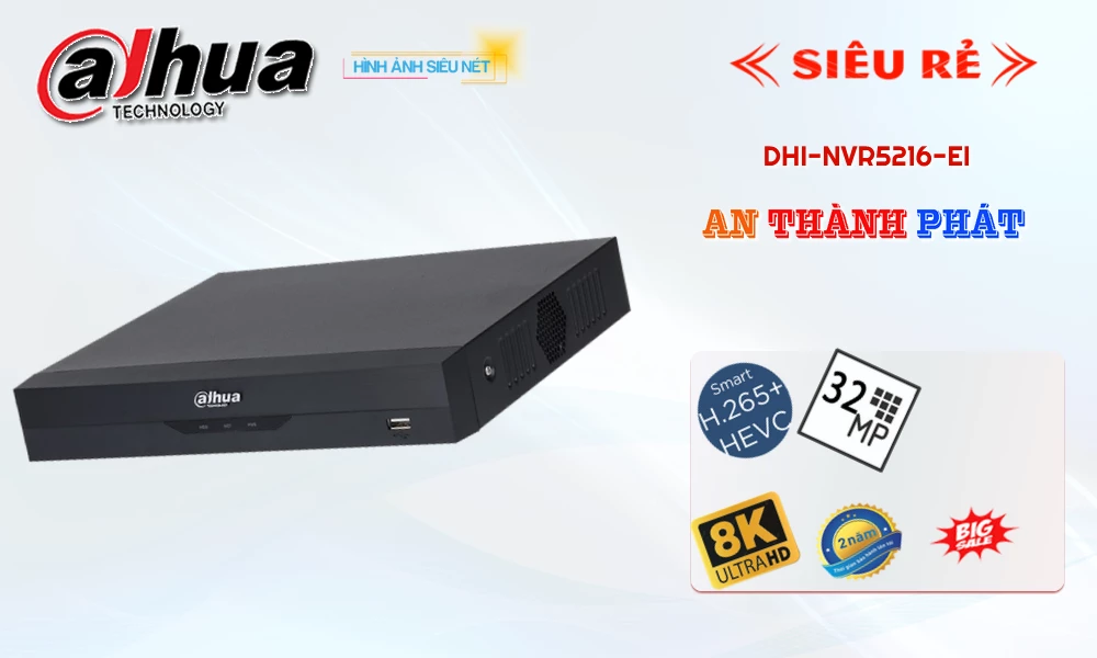 Đầu Ghi DHI-NVR5216-EI ❂ Đầu Ghi DHI-NVR5216-EI ❂