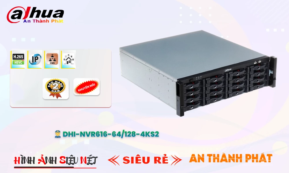 DHI-NVR616-64/128-4KS2 Đầu Ghi Hình Đang giảm giá DHI-NVR616-64/128-4KS2 Đầu Ghi Hình Đang giảm giá