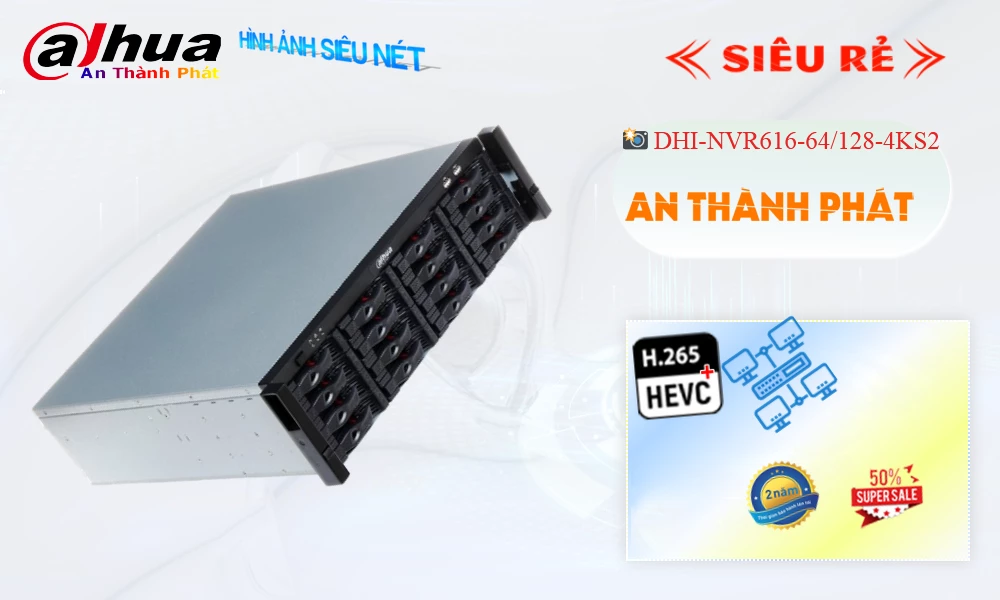 DHI-NVR616-64/128-4KS2 Đầu Ghi Hình Đang giảm giá DHI-NVR616-64/128-4KS2 Đầu Ghi Hình Đang giảm giá