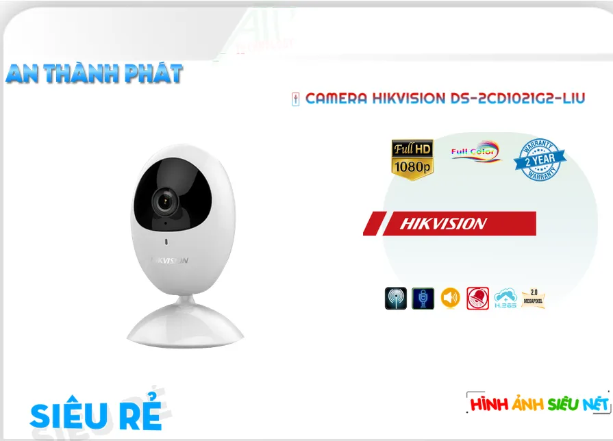 ➠ DS-2CD1021G2-LIU sắc nét Hikvision ➠ DS-2CD1021G2-LIU sắc nét Hikvision