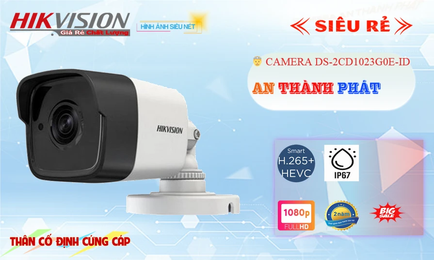 DS-2CD1023G0E-ID Camera Hikvision Đang giảm giá DS-2CD1023G0E-ID Camera Hikvision Đang giảm giá