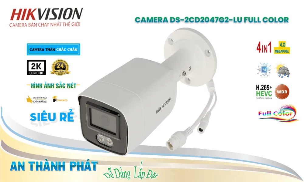 DS-2CD2047G2-LU Camera An Ninh Chức Năng Cao Cấp DS-2CD2047G2-LU Camera An Ninh Chức Năng Cao Cấp