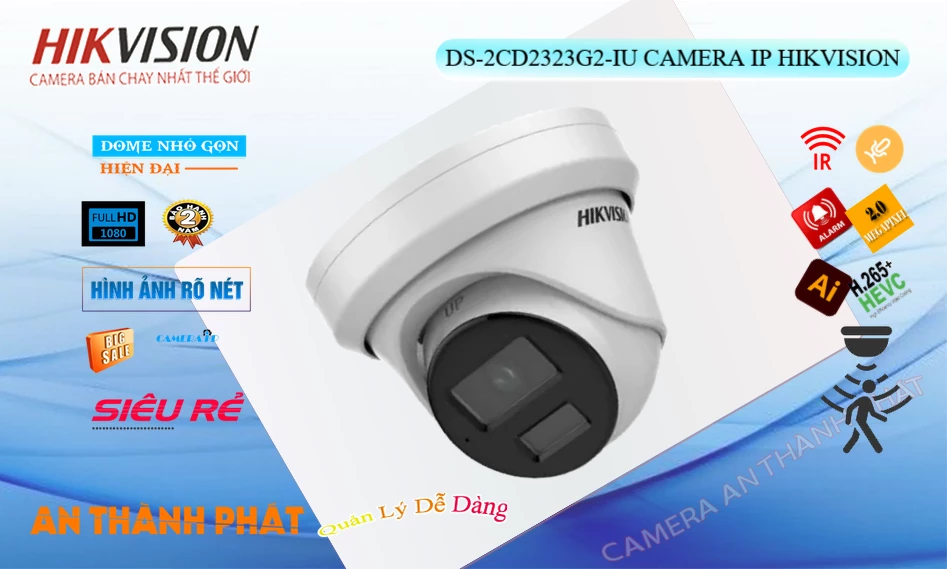 DS-2CD2323G2-IU Camera Hikvision Giá rẻ DS-2CD2323G2-IU Camera Hikvision Giá rẻ