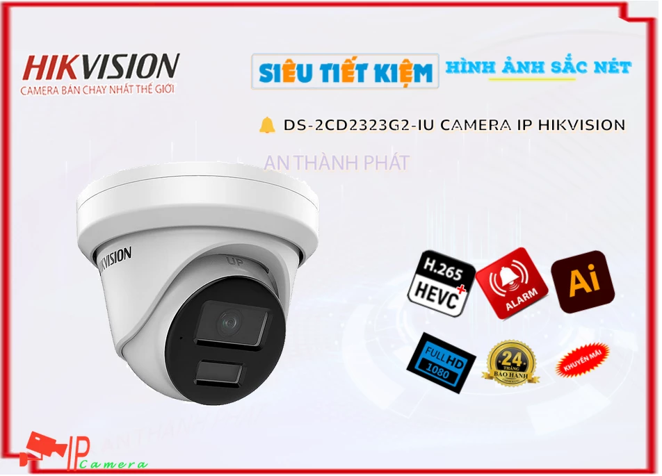 DS-2CD2323G2-IU Camera Hikvision Giá rẻ DS-2CD2323G2-IU Camera Hikvision Giá rẻ